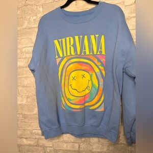 Medium Nirvana blue sweatshirt